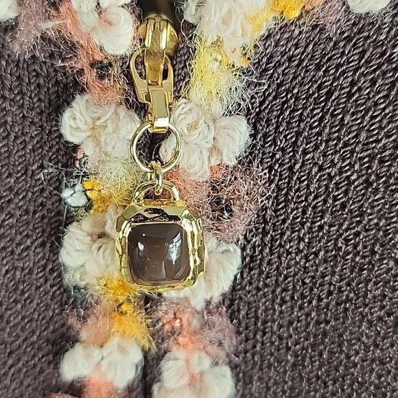 St. John Vintage Chocolate Brown by Sweater Jacket Coat Blazer Old Money - Picture 3 of 16